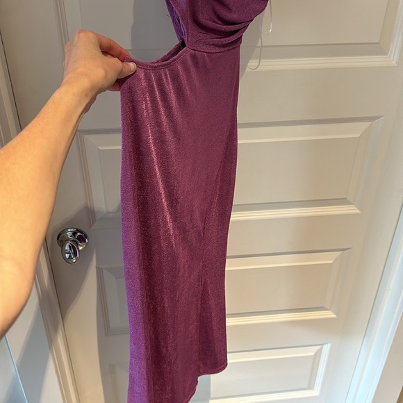 Hello Molly Block It Out Midi Dress Purple - Picture 5 of 7